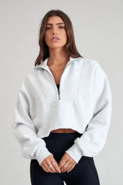 Arlo Crop 1/2 Zip Sweater
