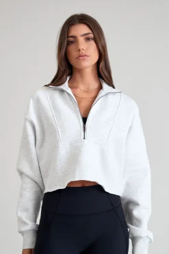 Arlo Crop 1/2 Zip Sweater