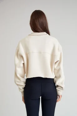 Arlo Crop 1/2 Zip Sweater