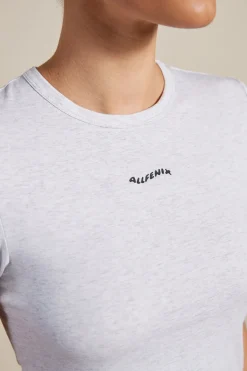 Baby Tee (White Marle)