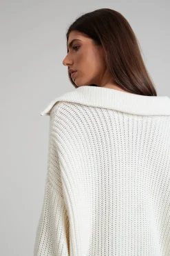 Chunky 1/2 Zip Knit