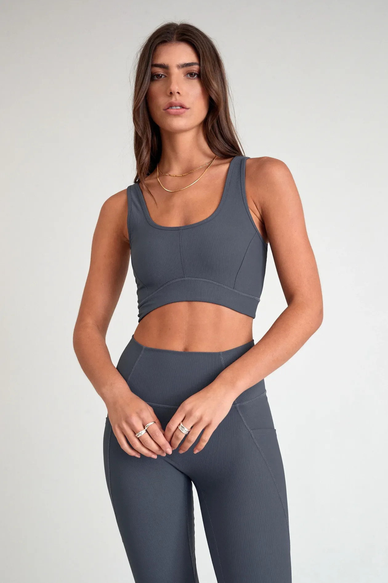 EcoRib Contour Sports Bra