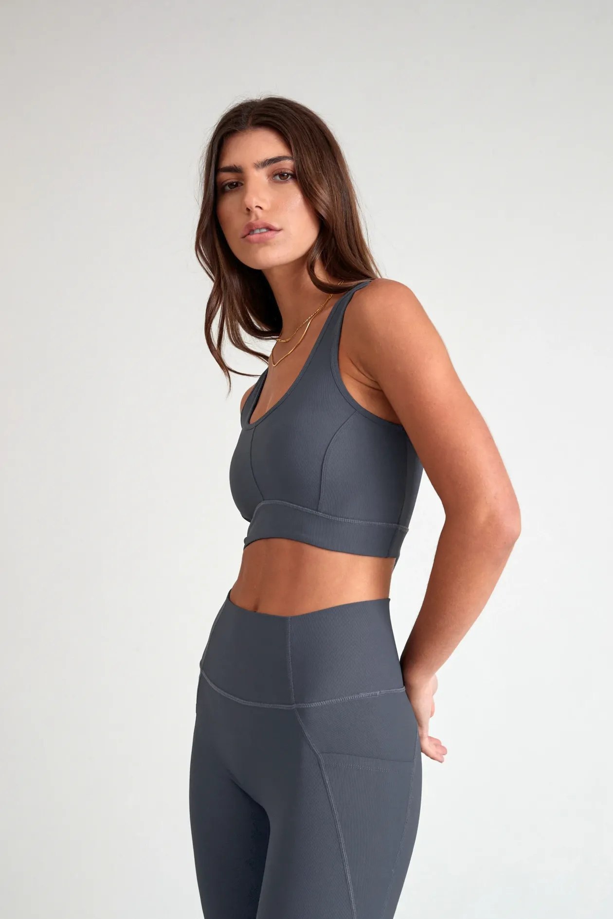 EcoRib Contour Sports Bra