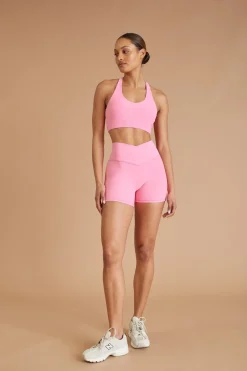 EcoRib Cross Back Sports Bra