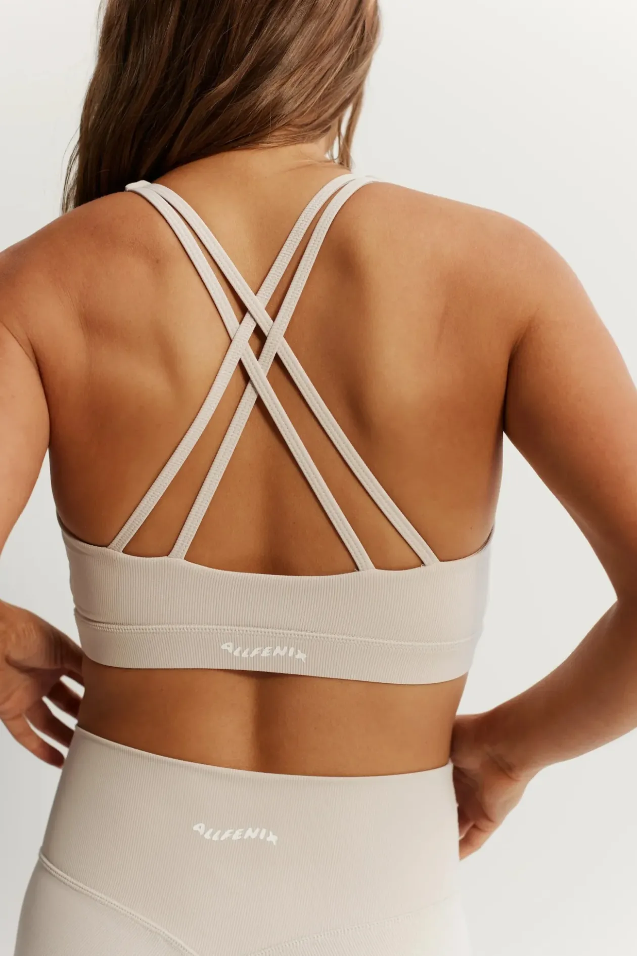 EcoRib Cross Back Sports Bra