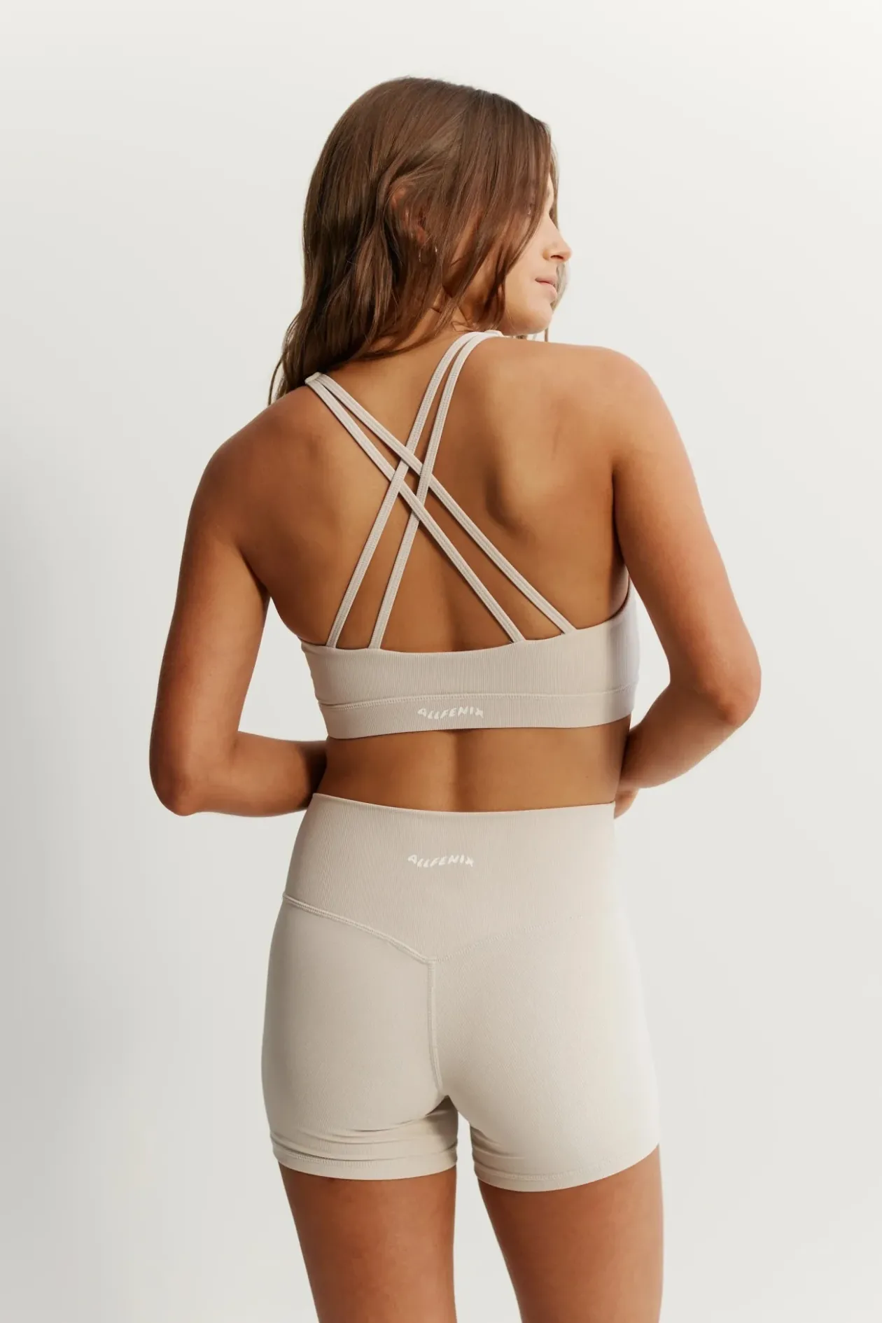 EcoRib Cross Back Sports Bra