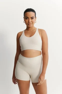 EcoRib Cross Back Sports Bra