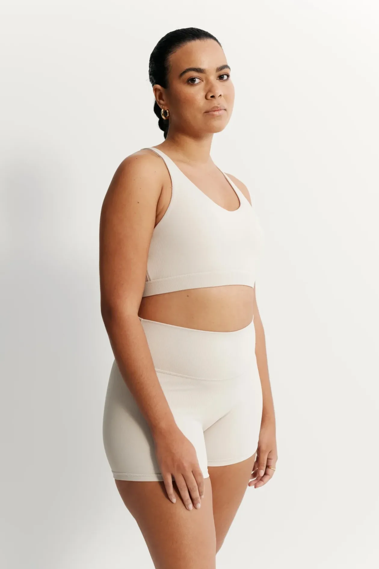 EcoRib Cross Back Sports Bra