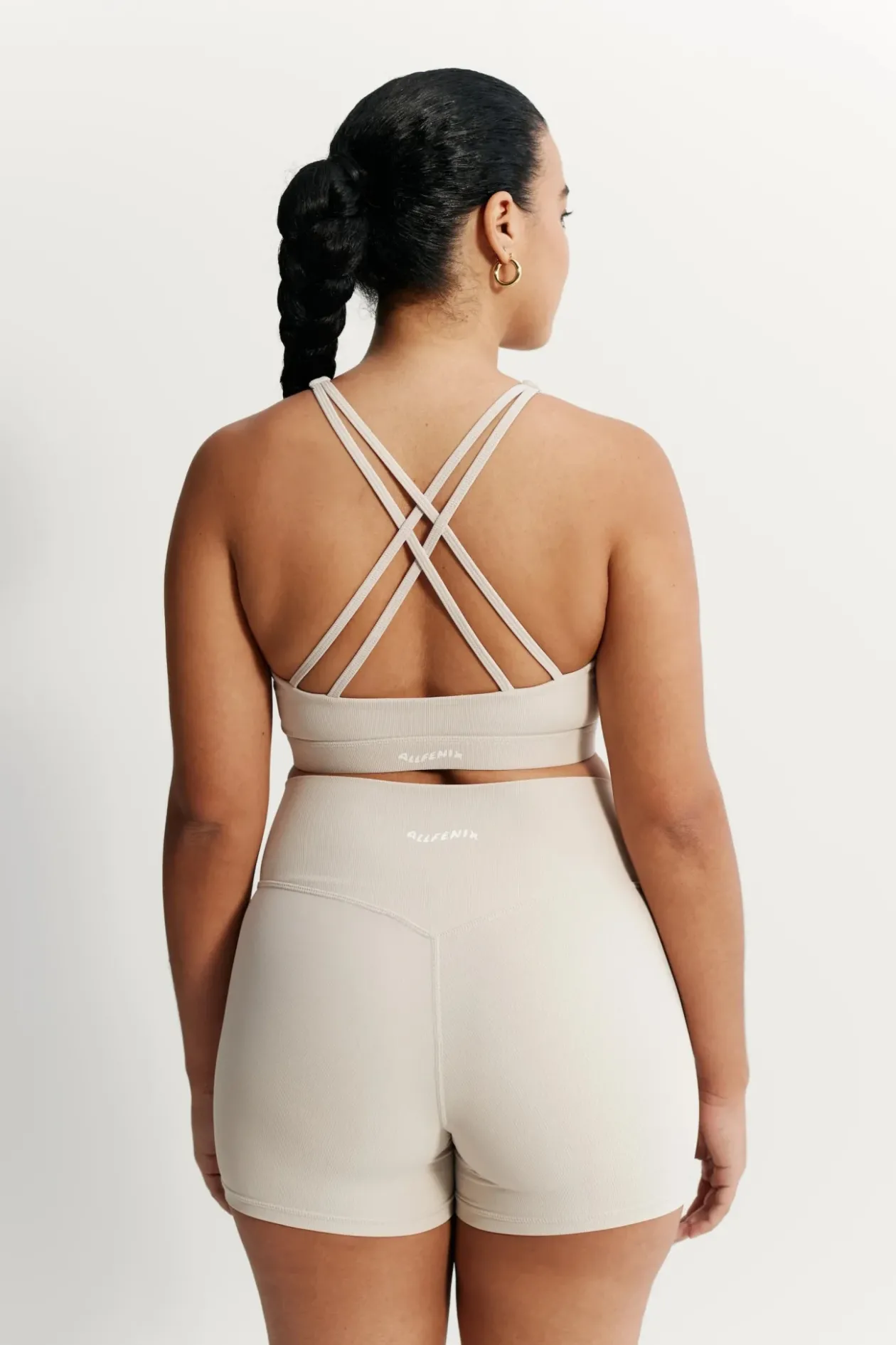 EcoRib Cross Back Sports Bra