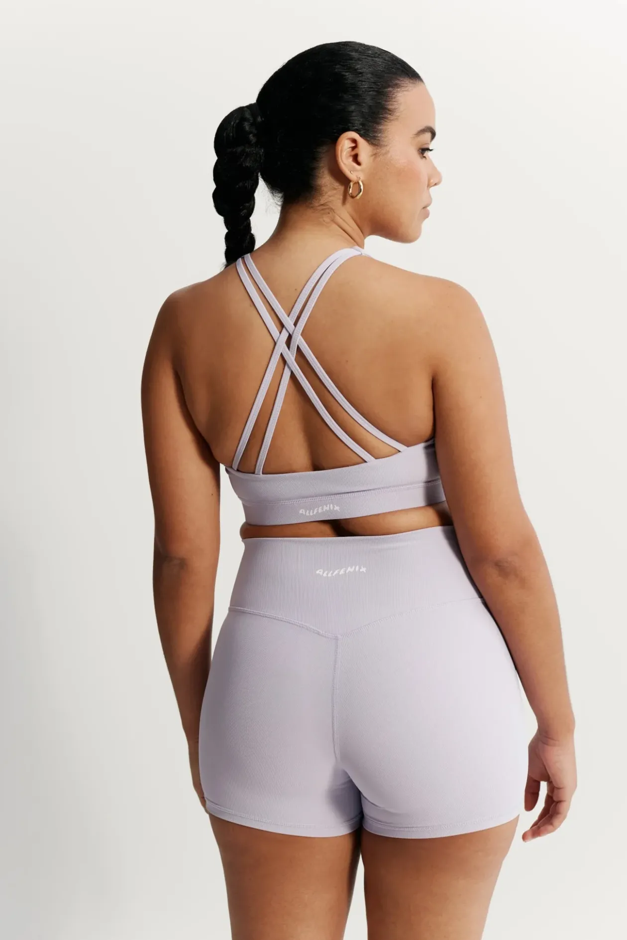 EcoRib Cross Back Sports Bra