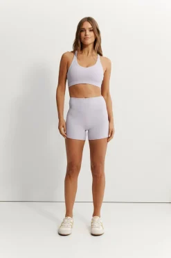 EcoRib Cross Back Sports Bra