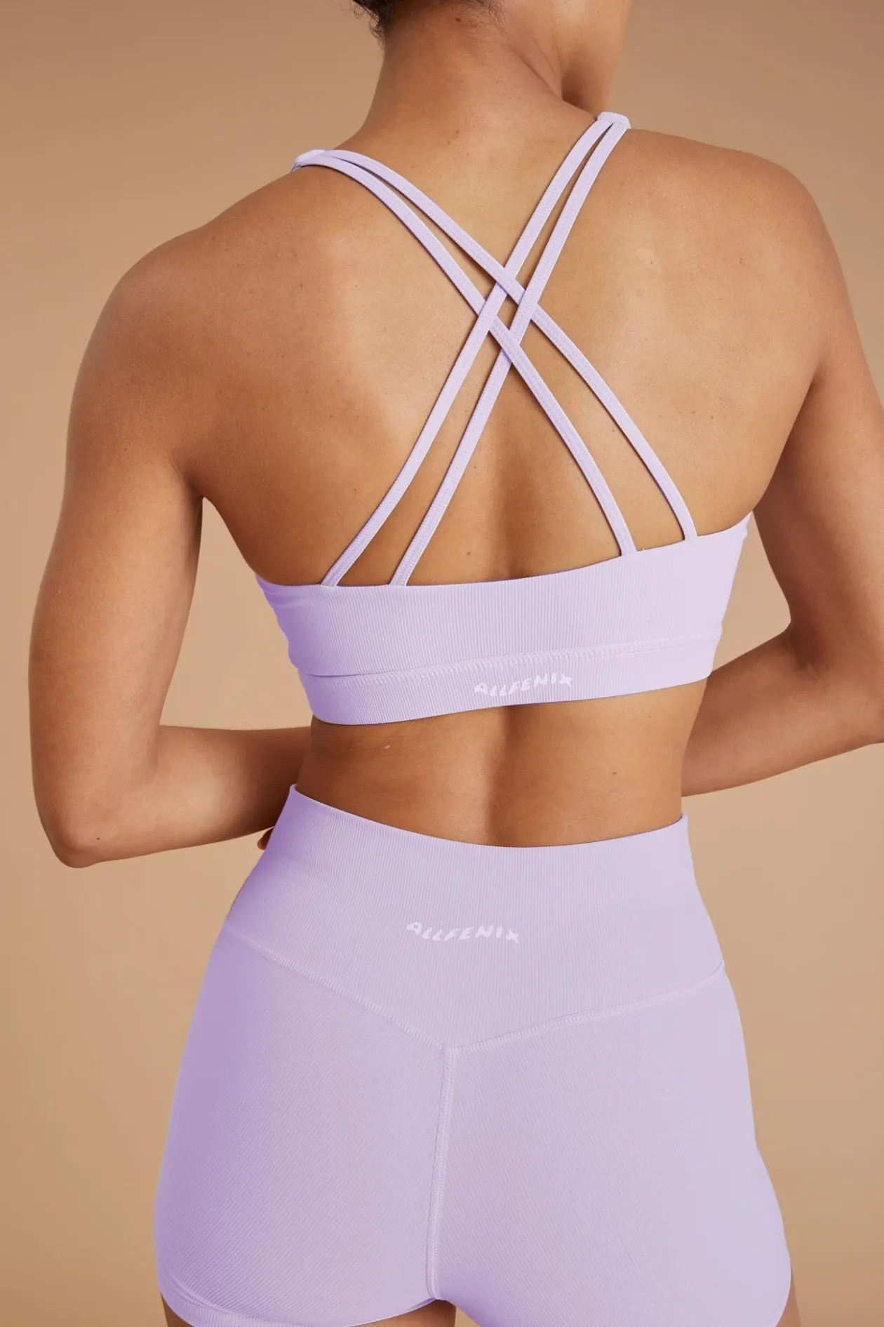 EcoRib Cross Back Sports Bra