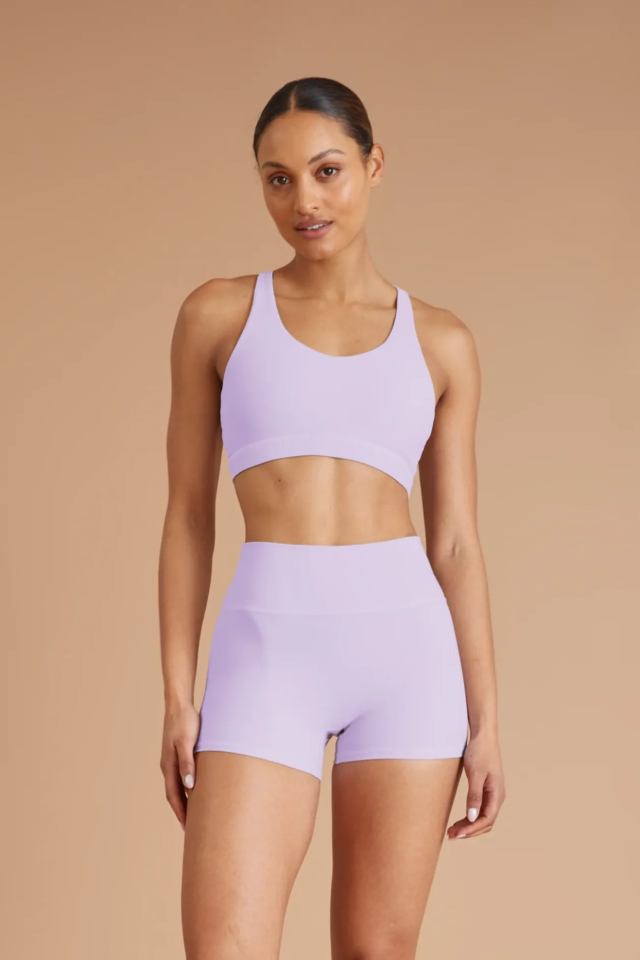 EcoRib Cross Back Sports Bra