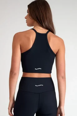EcoRib Strap Racer Crop