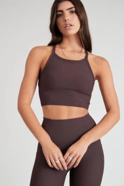 EcoRib Strap Racer Crop