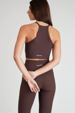 EcoRib Strap Racer Crop