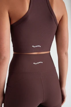 EcoRib Strap Racer Crop
