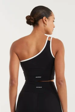 EcoSculpt Contrast One Shoulder Tank