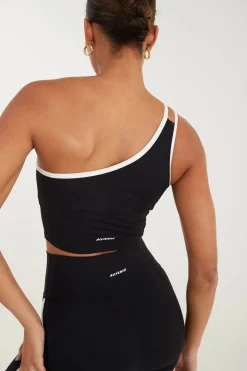 EcoSculpt Contrast One Shoulder Tank