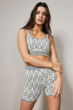 Jacquard Crop Top