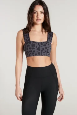 Oversized Cheetah Sports Bra