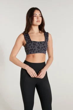 Oversized Cheetah Sports Bra