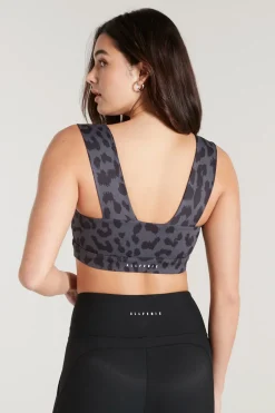 Oversized Cheetah Sports Bra