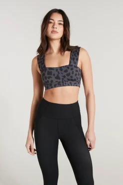 Oversized Cheetah Sports Bra