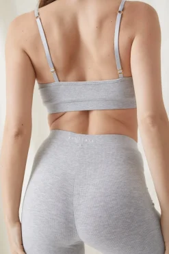 Rib Cotton Bralette