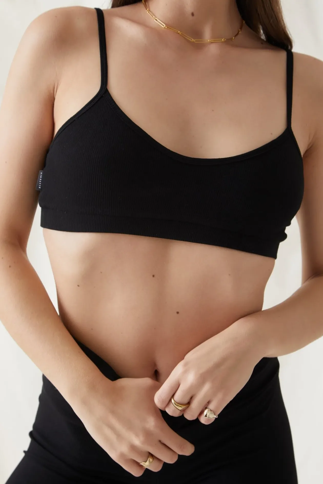 Rib Cotton Bralette