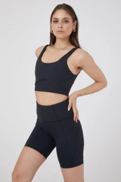 Ribbed Contrast Bike Short