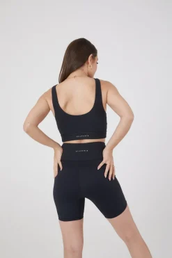 Ribbed Contrast Bike Short